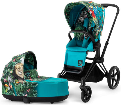 Cybex Priam 3 Complete Stroller with Lux Bassinet Bundle - We The Best x DJ Khaled - 519003261-B-WTB