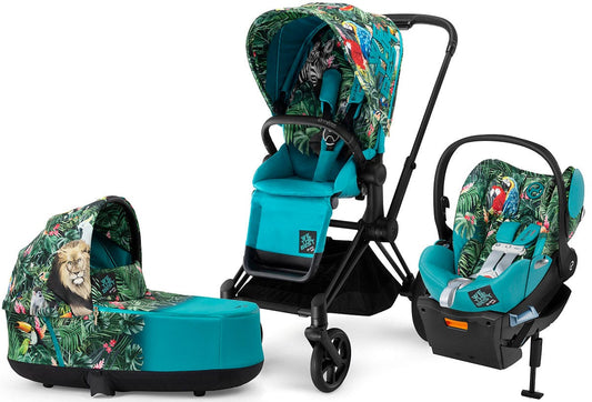 Cybex Priam 3 with Lux Bassinet + Cloud Q Travel System Bundle - We The Best x DJ Khaled - TRVL-519003261-B-WTB