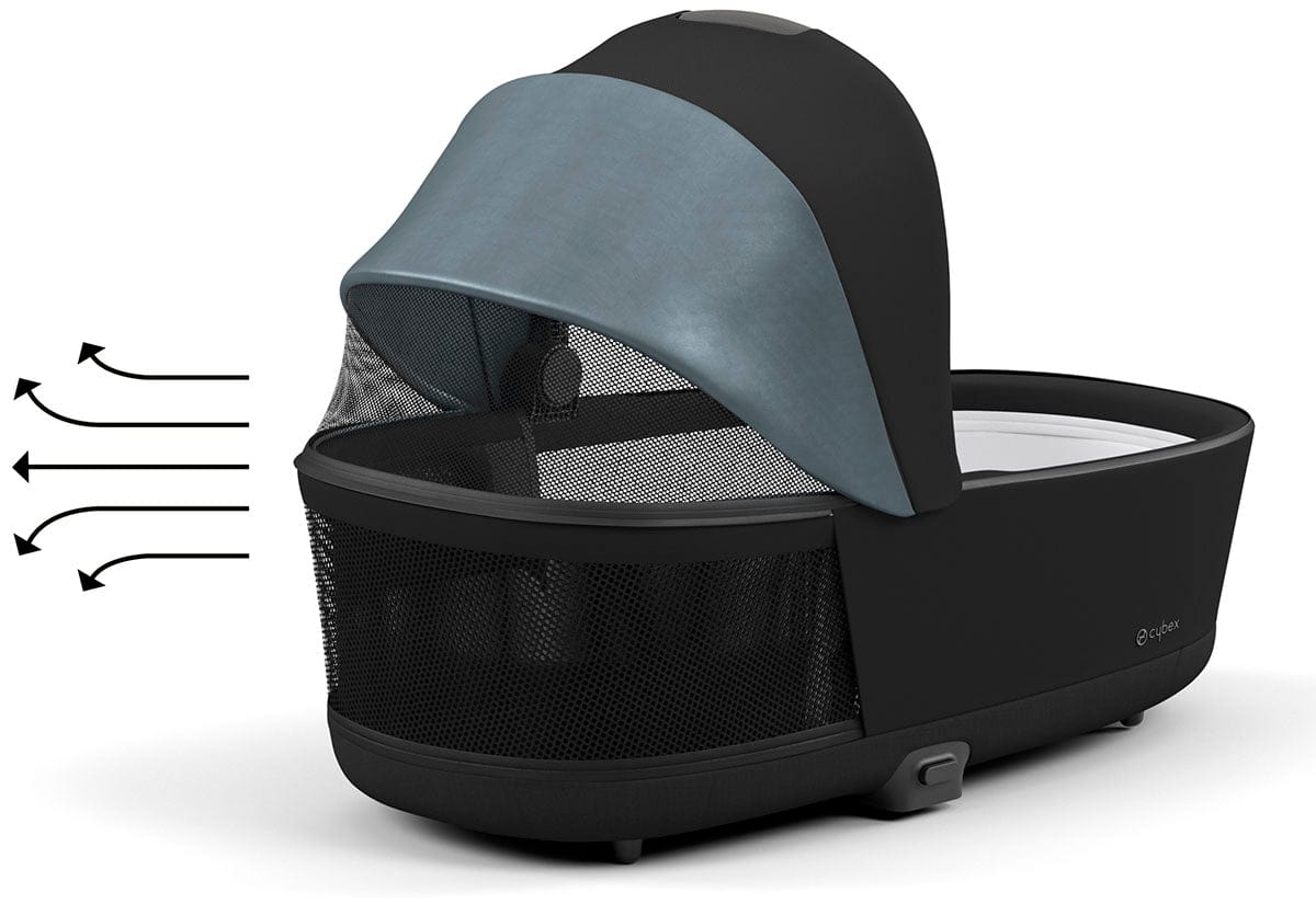 Cybex Priam 4 / ePriam 2 Lux Carry Cot - Deep Black - 521003981