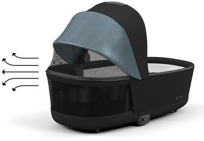 Cybex Priam 4 / ePriam 2 Lux Carry Cot - Deep Black - 521003981