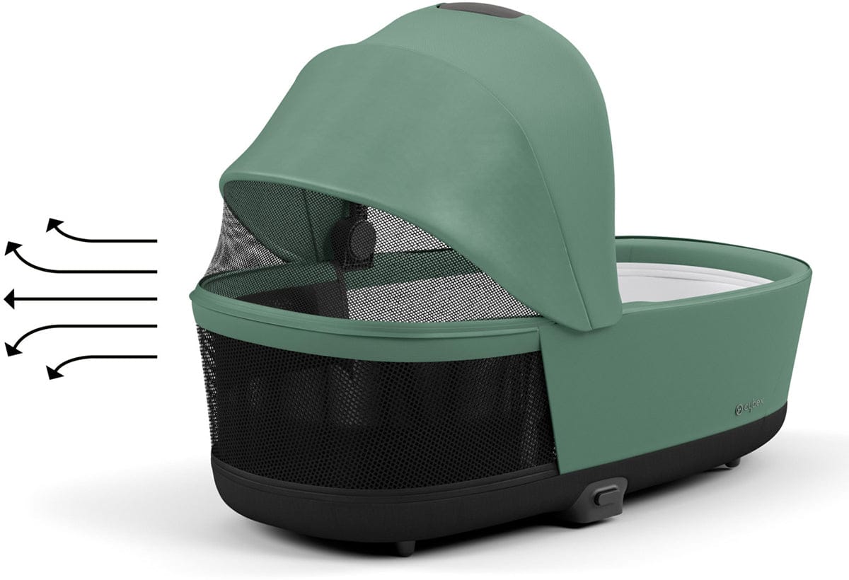Cybex PRIAM 4 / ePriam 2 Lux Carry Cot - Leaf Green - 523000847