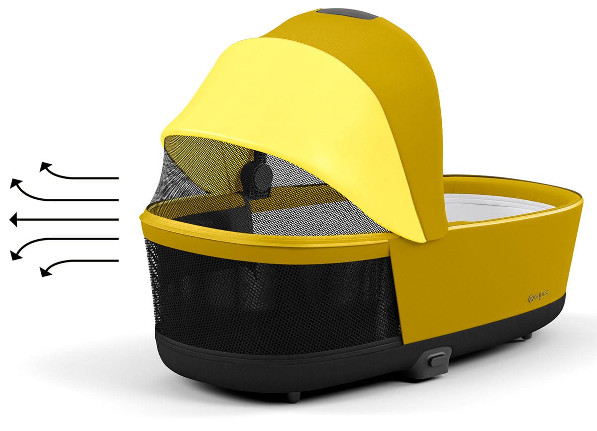 Cybex Priam 4 / ePriam 2 Lux Carry Cot - Mustard Yellow - 521003975