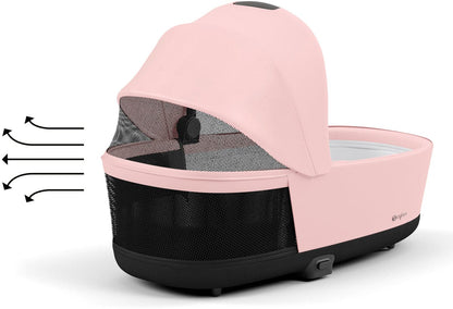 Cybex PRIAM 4 / ePriam 2 Lux Carry Cot - Peach Pink - 523000837