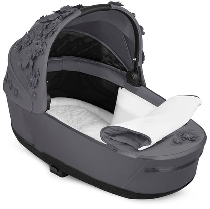 Cybex Priam 4 / ePriam 2 Lux Carry Cot - Simply Flowers Dream Grey - 521003915