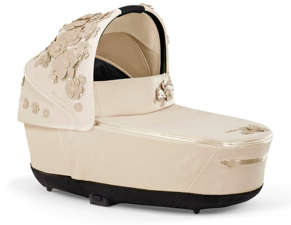 Cybex Priam 4 / ePriam 2 Lux Carry Cot - Simply Flowers Nude Beige - 521003913