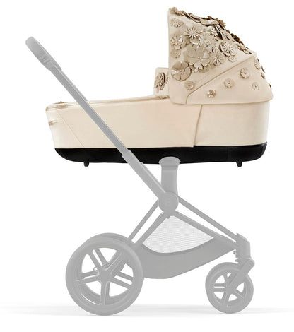 Cybex Priam 4 / ePriam 2 Lux Carry Cot - Simply Flowers Nude Beige - 521003913