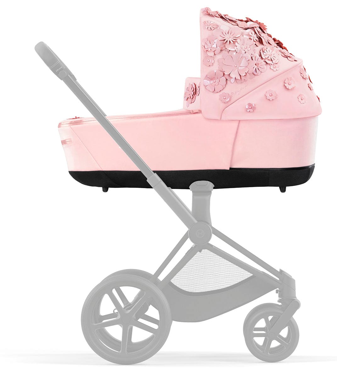 Cybex Priam 4 / ePriam 2 Lux Carry Cot - Simply Flowers Pale Blush