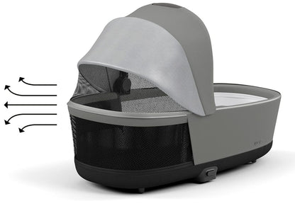 Cybex Priam 4 / ePriam 2 Lux Carry Cot - Soho Grey - 521003979