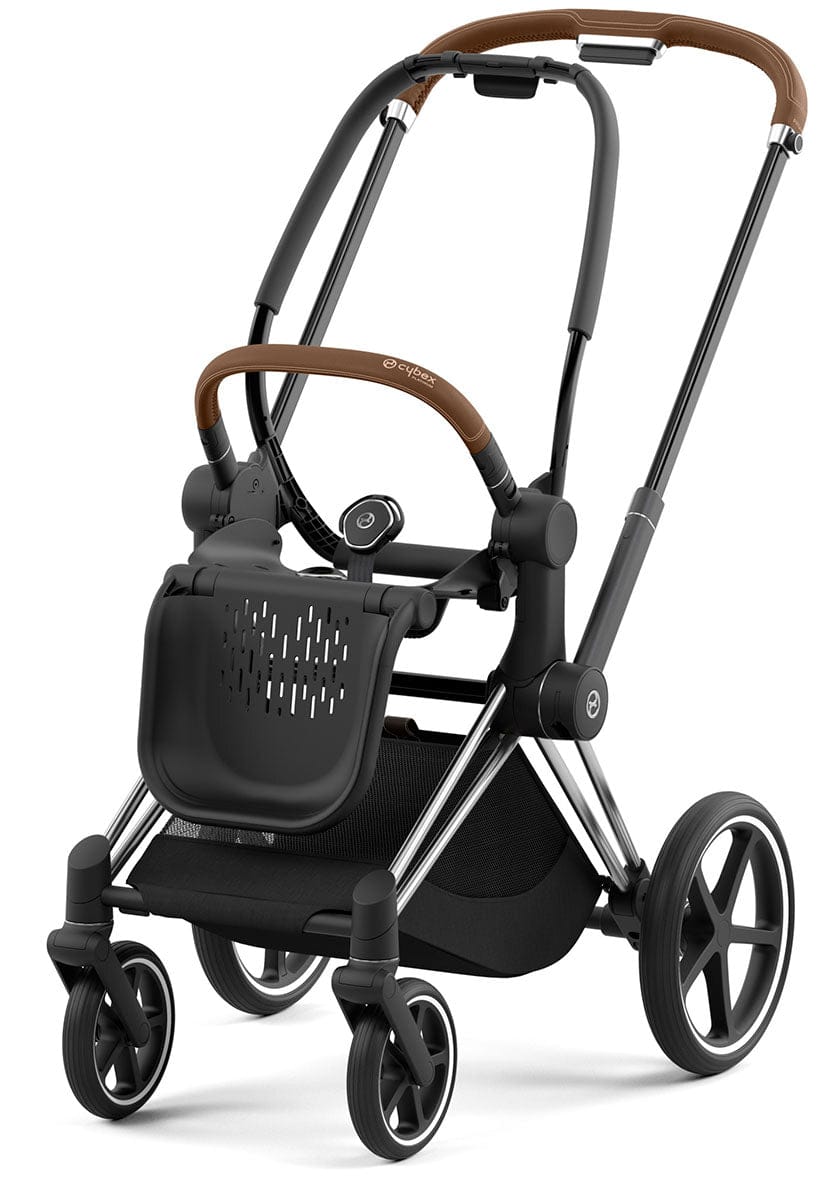 Cybex Priam 4 Stroller Frame - Chrome / Brown - 521003933