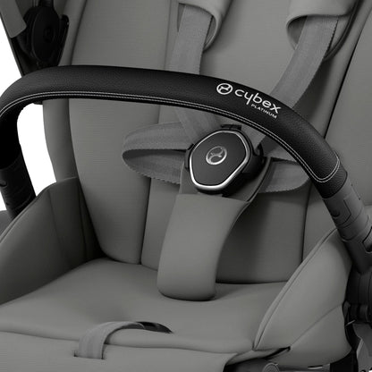 Cybex Priam 4 Stroller (One Box)- Chrome / Black / Mirage Grey - 523001571