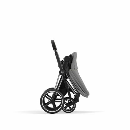 Cybex Priam 4 Stroller (One Box)- Chrome / Black / Mirage Grey - 523001571