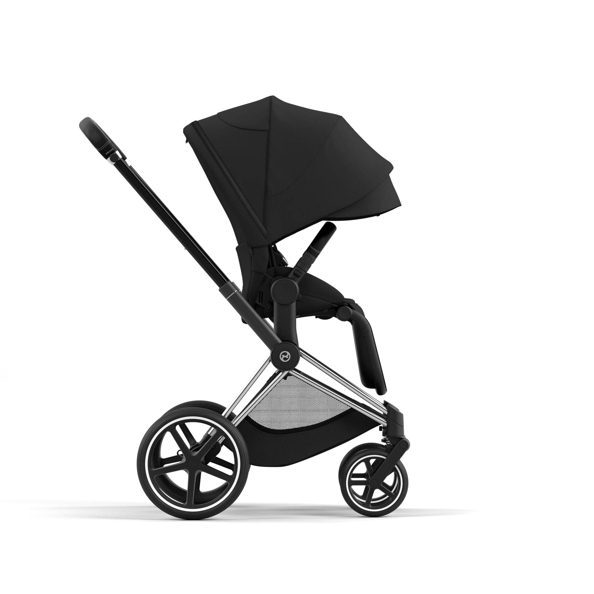 Cybex Priam 4 Stroller (One Box) - Chrome / Black / Sepia Black - 523001595