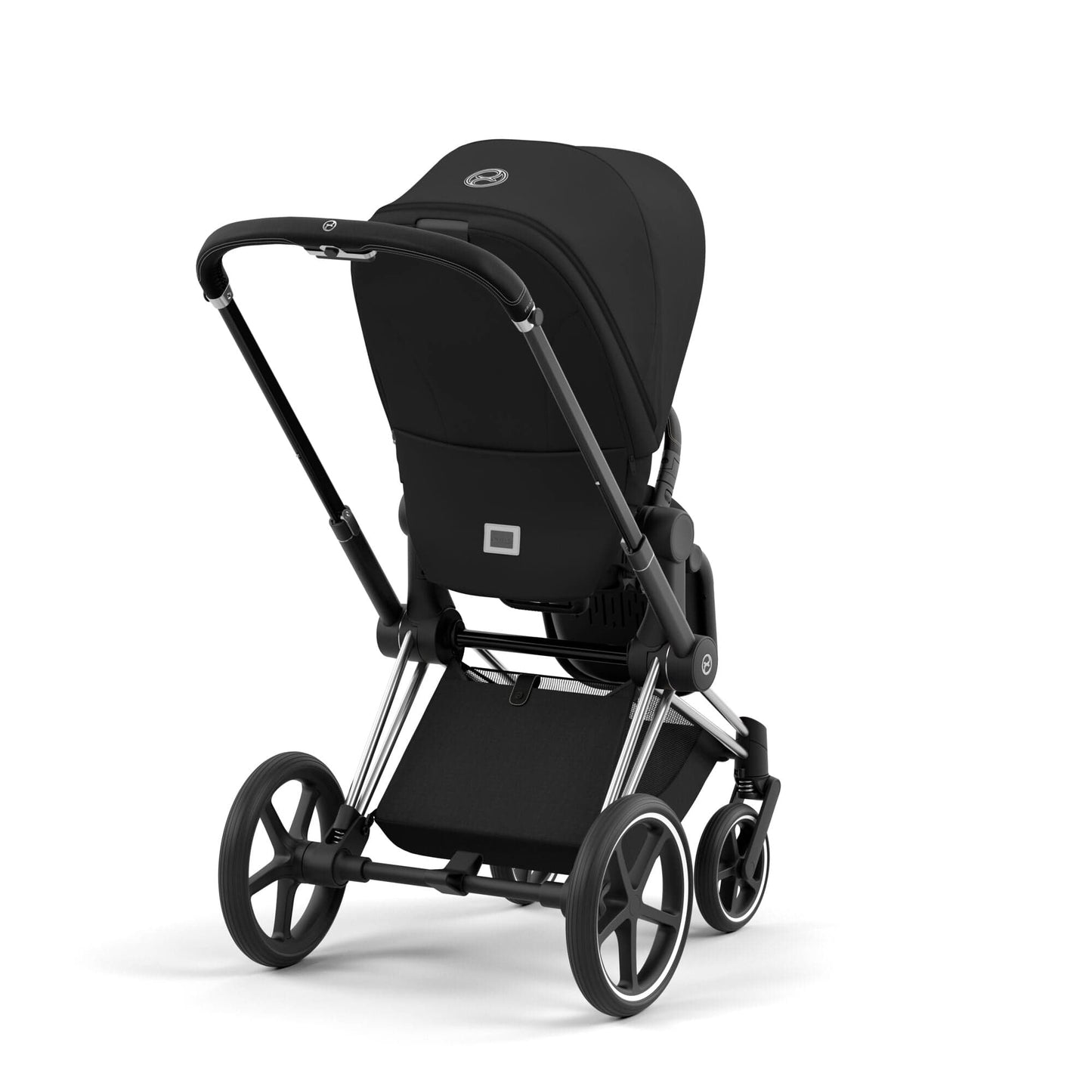Cybex Priam 4 Stroller (One Box) - Chrome / Black / Sepia Black - 523001595