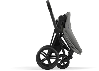 Cybex Priam 4 Stroller (One Box) - Matte Black / Black / Soho Grey - 521004121
