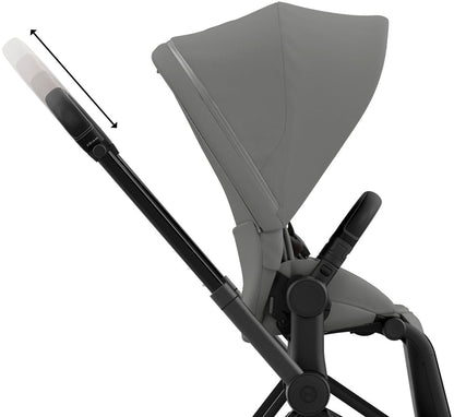 Cybex Priam 4 Stroller (One Box) - Matte Black / Black / Soho Grey - 521004121