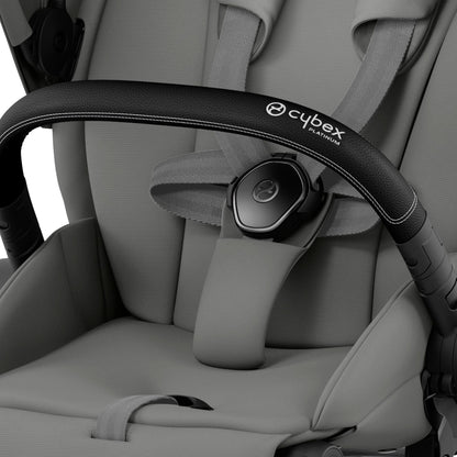 Cybex Priam 4 Stroller (One Box) - Matte Black / Mirage Grey - 523001597