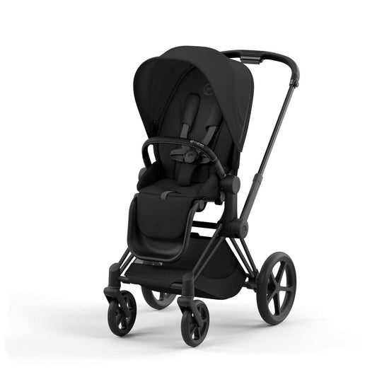Cybex Priam 4 Stroller (One Box) - Matte Black / Sepia Black - 523001591