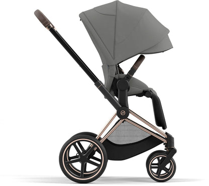 Cybex Priam 4 Stroller (One Box) - Rose Gold / Brown / Soho Grey - 521004137