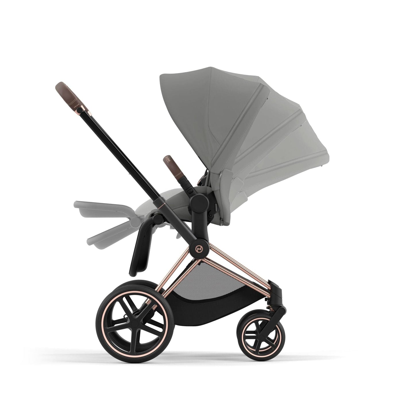Cybex Priam 4 Stroller (One Box) - Rose Gold / Mirage Grey - 523001599