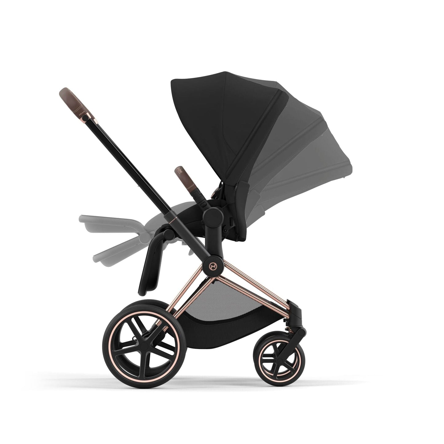 Cybex Priam 4 Stroller (One Box) - Rose Gold / Sepia Black - 523001593