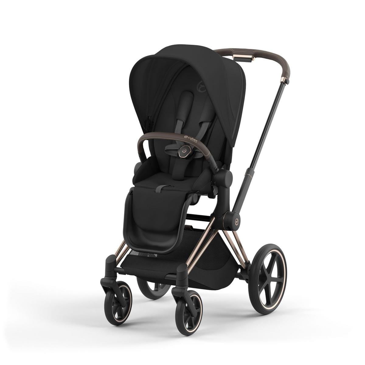 Cybex Priam 4 Stroller (One Box) - Rose Gold / Sepia Black - 523001593