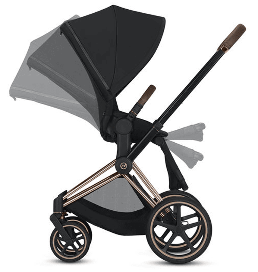 Cybex Priam Complete Stroller - Rose Gold/Karolina Kurkova One Love - 519003263-519003171