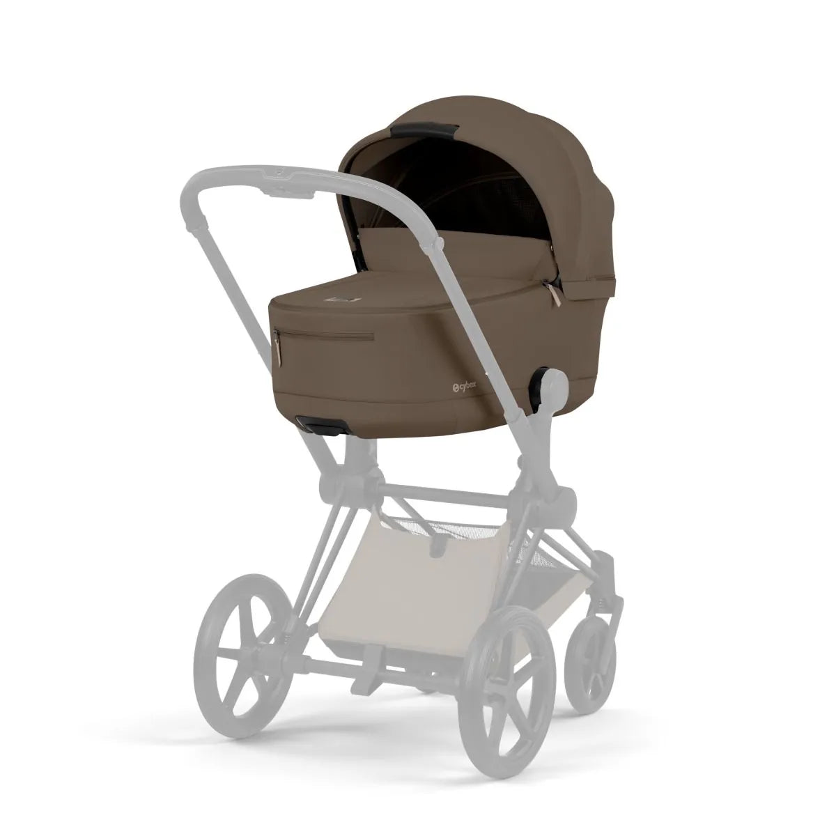Cybex Priam Fold Lux Carry Cot (2026) - Coconut Brown - 526001483