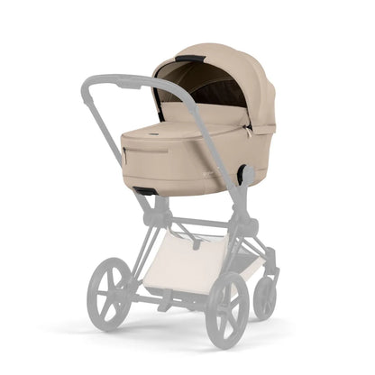 Cybex Priam Fold Lux Carry Cot (2026) - Cozy Beige - 526001481