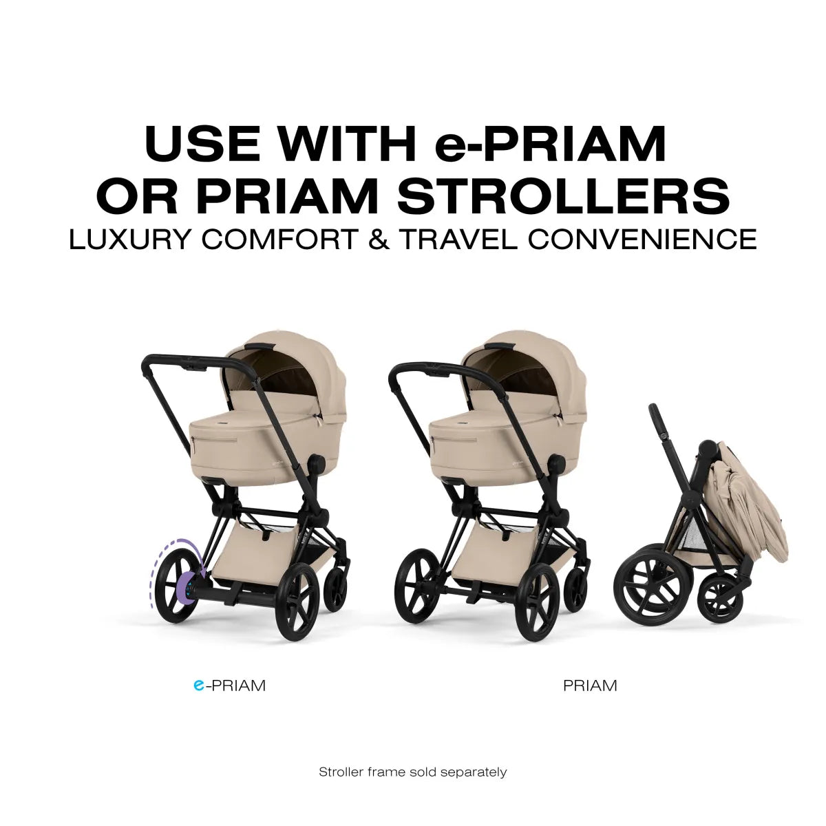 CYBEX PRIAM Fold Lux Carry Cot - Style Collection