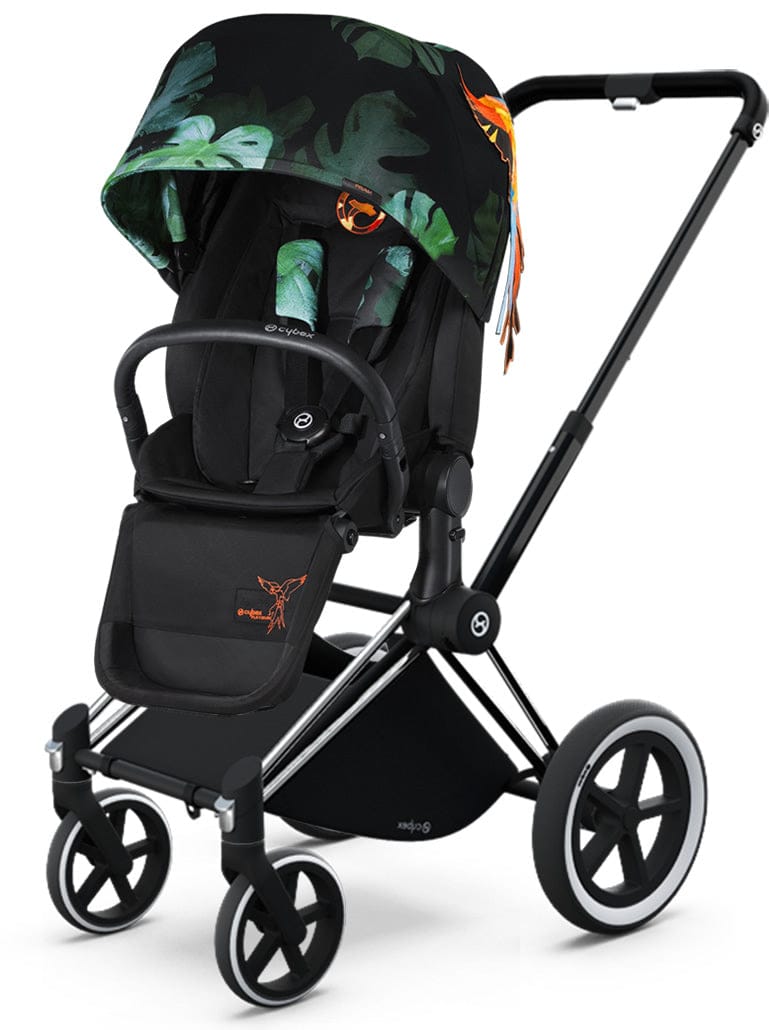 Cybex 2017/2018 Priam Lux All-Terrain Stroller - Birds of Paradise/Chrome