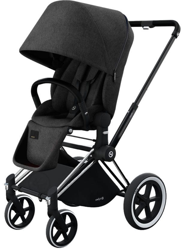 Cybex 2017/2018 Priam Lux All-Terrain Stroller - Black Beauty