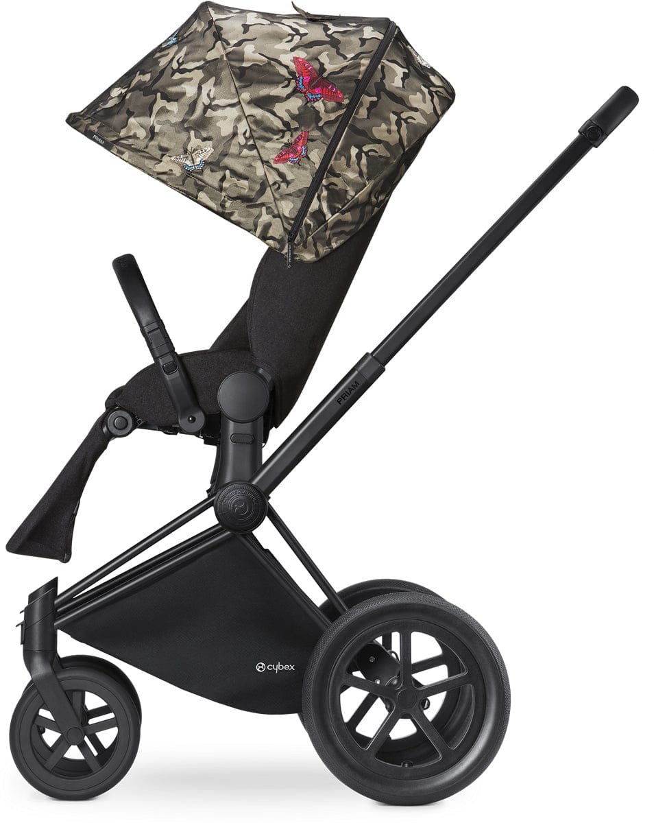Cybex 2017/2018 Priam Lux All-Terrain Stroller - Butterfly/Black