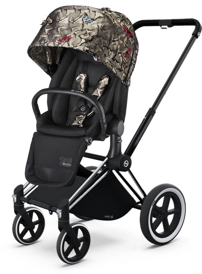 Cybex 2017/2018 Priam Lux All-Terrain Stroller - Butterfly/Chrome