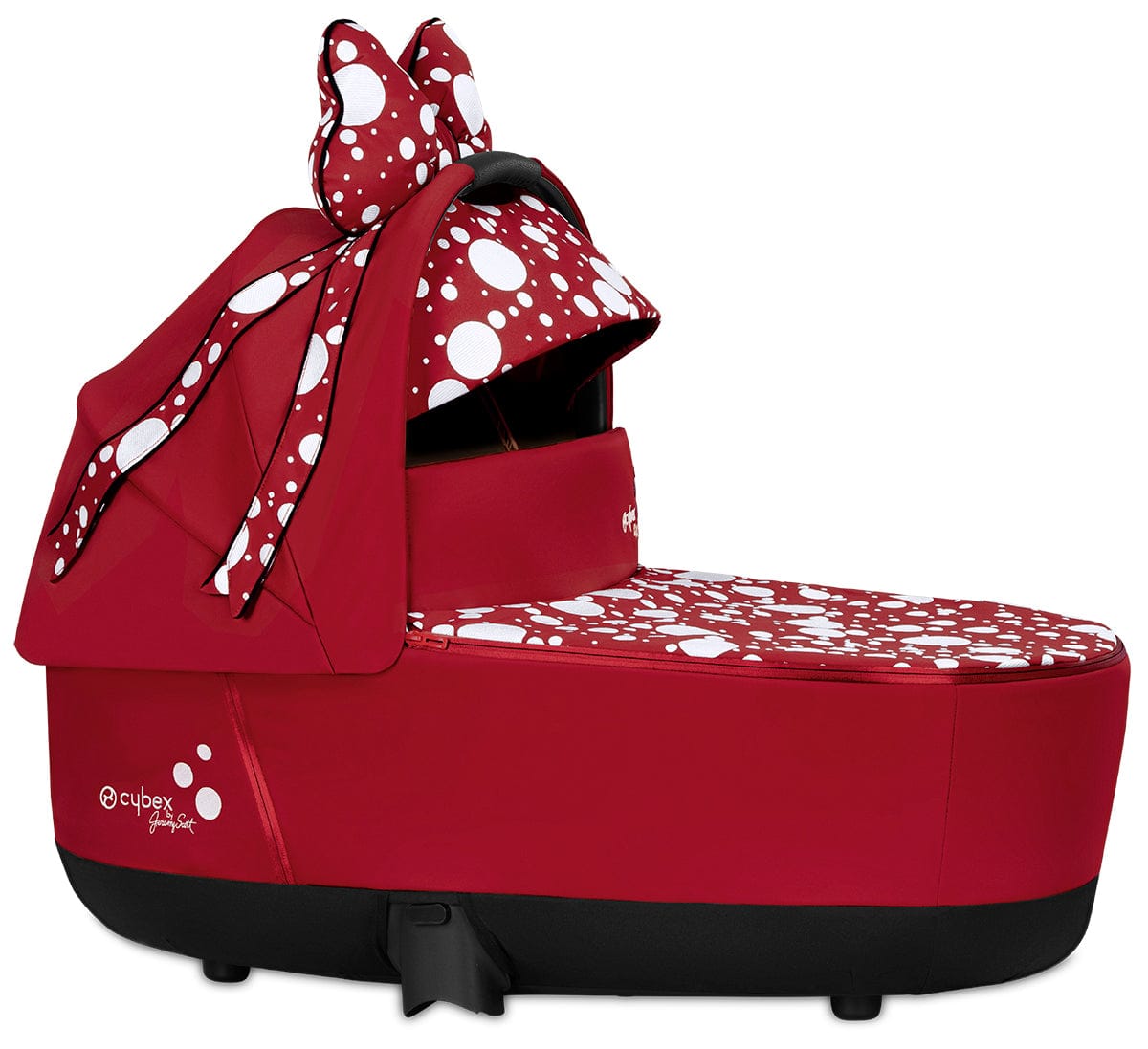 Cybex Priam Lux Carry Cot - Petticoat Red by Jeremy Scott - 521001877