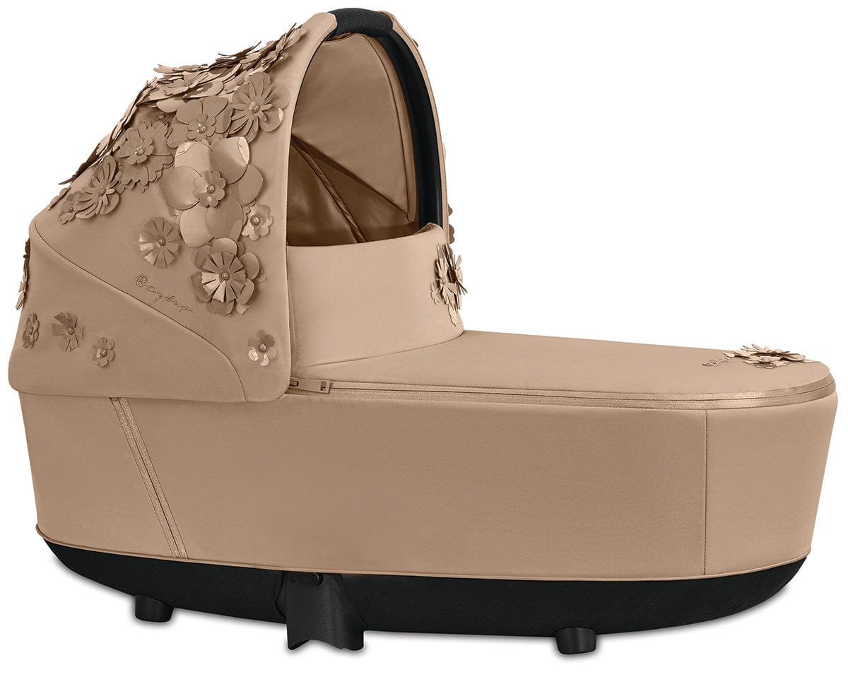 Cybex Priam Lux Carry Cot - Simply Flowers - Nude Beige - 521001349