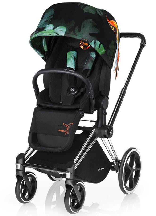 Cybex 2017 / 2018 Priam Lux Trekking Stroller - Birds of Paradise/Chrome - 517001127-515215309