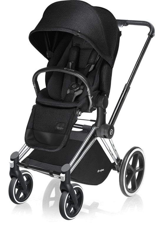 Cybex 2017 / 2018 Priam Lux Trekking Stroller - Chrome / Stardust Black - 515215309-517001099