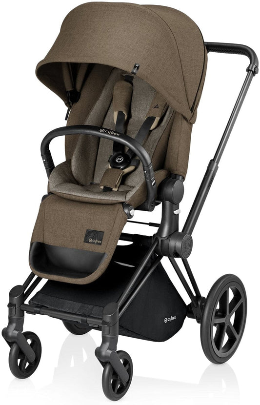 Cybex 2017 / 2018 Priam Lux Trekking Stroller - Matte Black / Cashmere Beige - 515215347-517001101