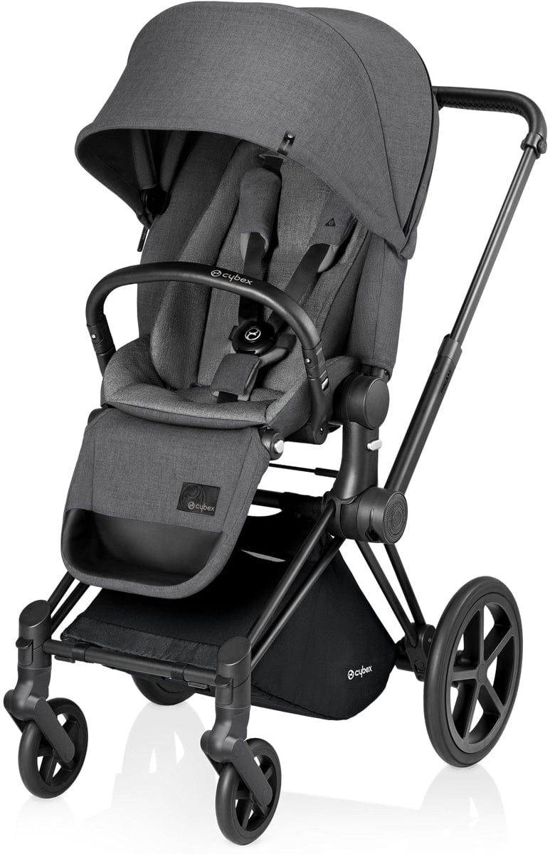 Cybex 2017 / 2018 Priam Lux Trekking Stroller - Matte Black / Manhattan Grey - 515215347-517001107