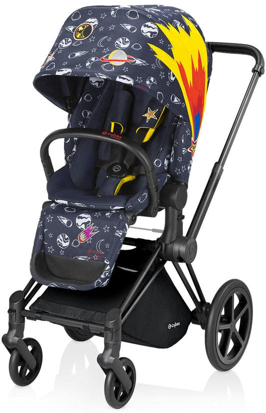 Cybex 2017 / 2018 Priam Lux Trekking Stroller - Matte Black / Space Rocket - 515215347-518001379