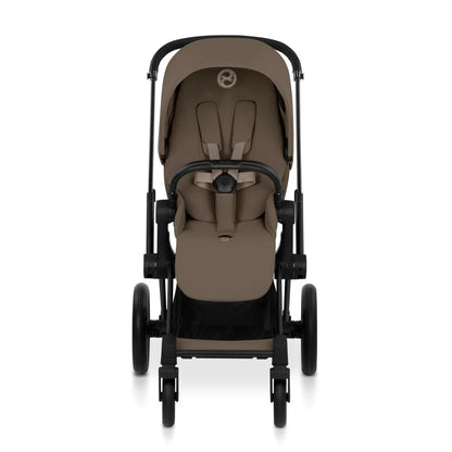 Cybex Priam Stroller (2026) - Matte Black Frame / Coconut Brown Lux Seat - 526001489