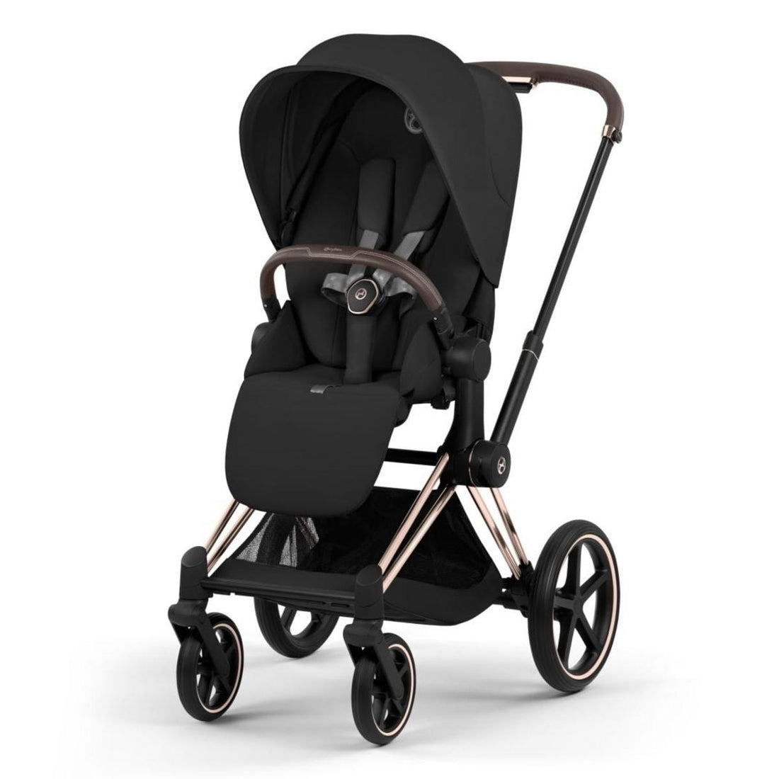Cybex Priam Stroller (2026) - Rose Gold Frame / Sepia Black Lux Seat - 526000009