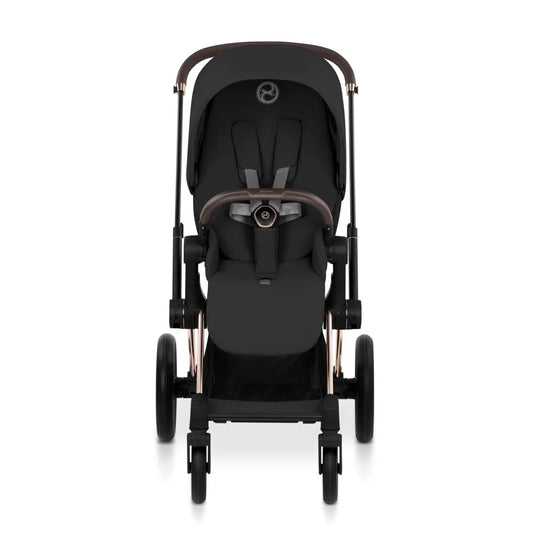 Cybex Priam Stroller (2026) - Rose Gold Frame / Sepia Black Lux Seat - 526000009