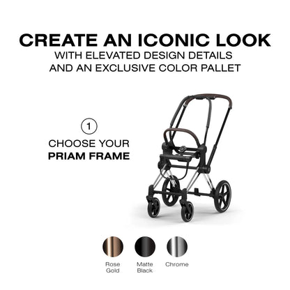Cybex Priam Style Frame - Chrome Brown - 526000209
