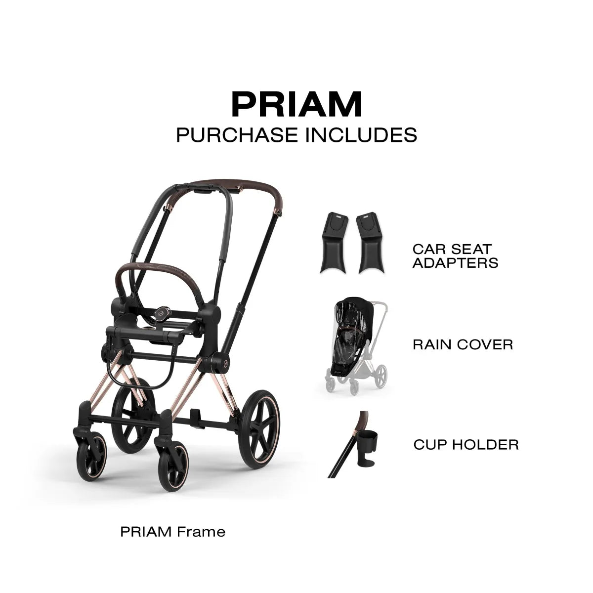 Cybex Priam Style Frame - Rosegold - 526000229