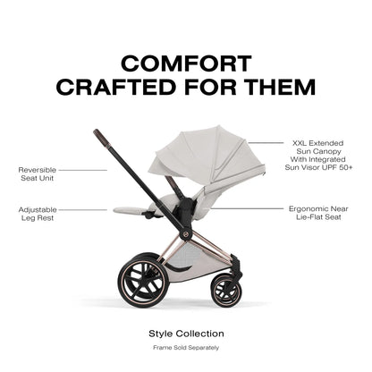 Cybex Priam Style Seat Pack - City Grey - 526000311