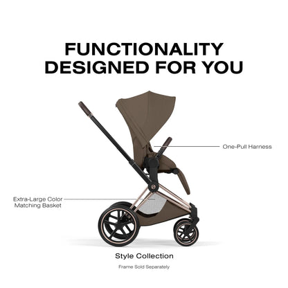 Cybex Priam Style Seat Pack - Coconut Brown - 526001615
