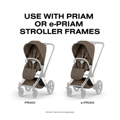 Cybex Priam Style Seat Pack - Coconut Brown - 526001615