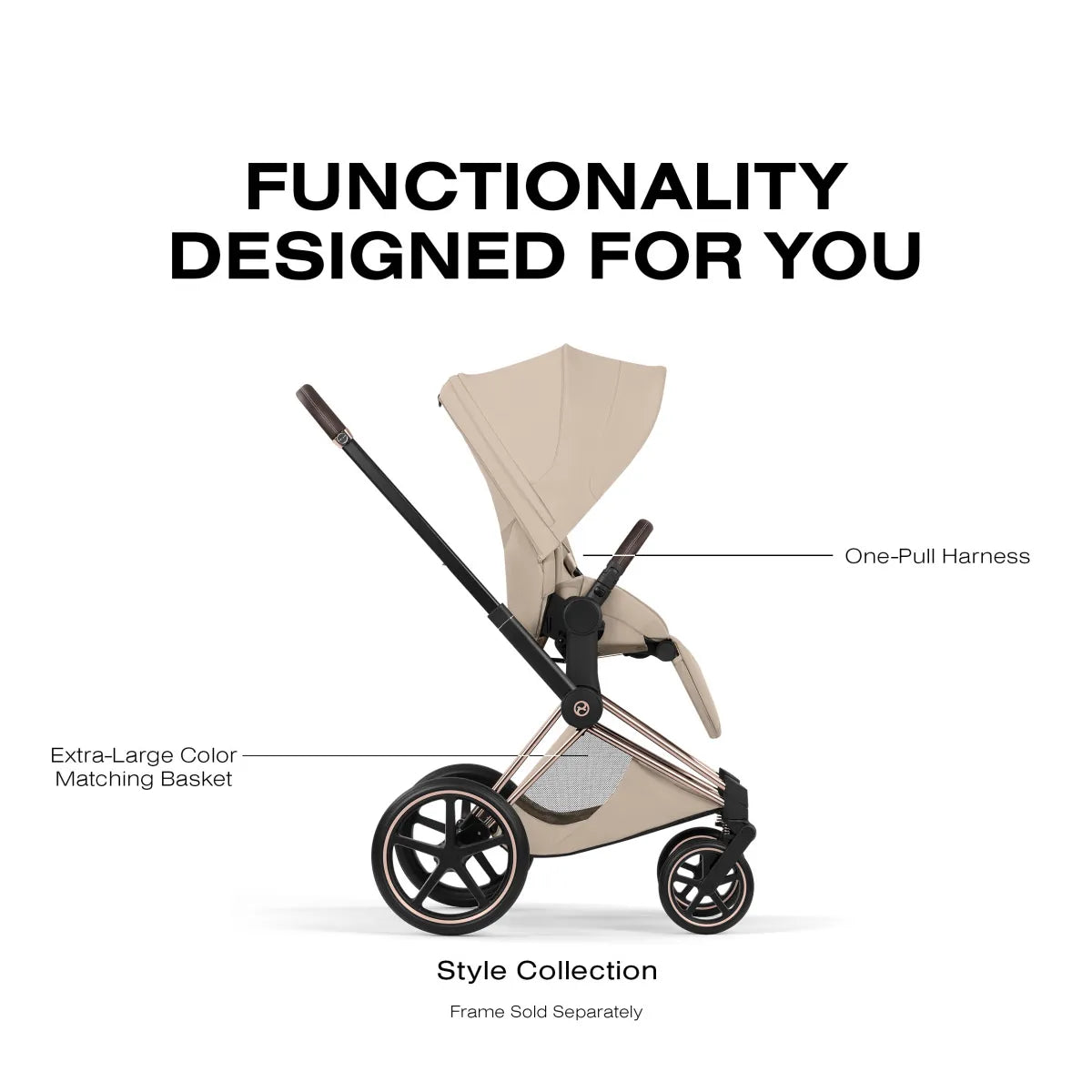 Cybex Priam Seat Pack Cozy Beige