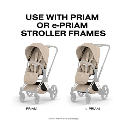 Cybex Priam Style Seat Pack - Cozy Beige - 526000319